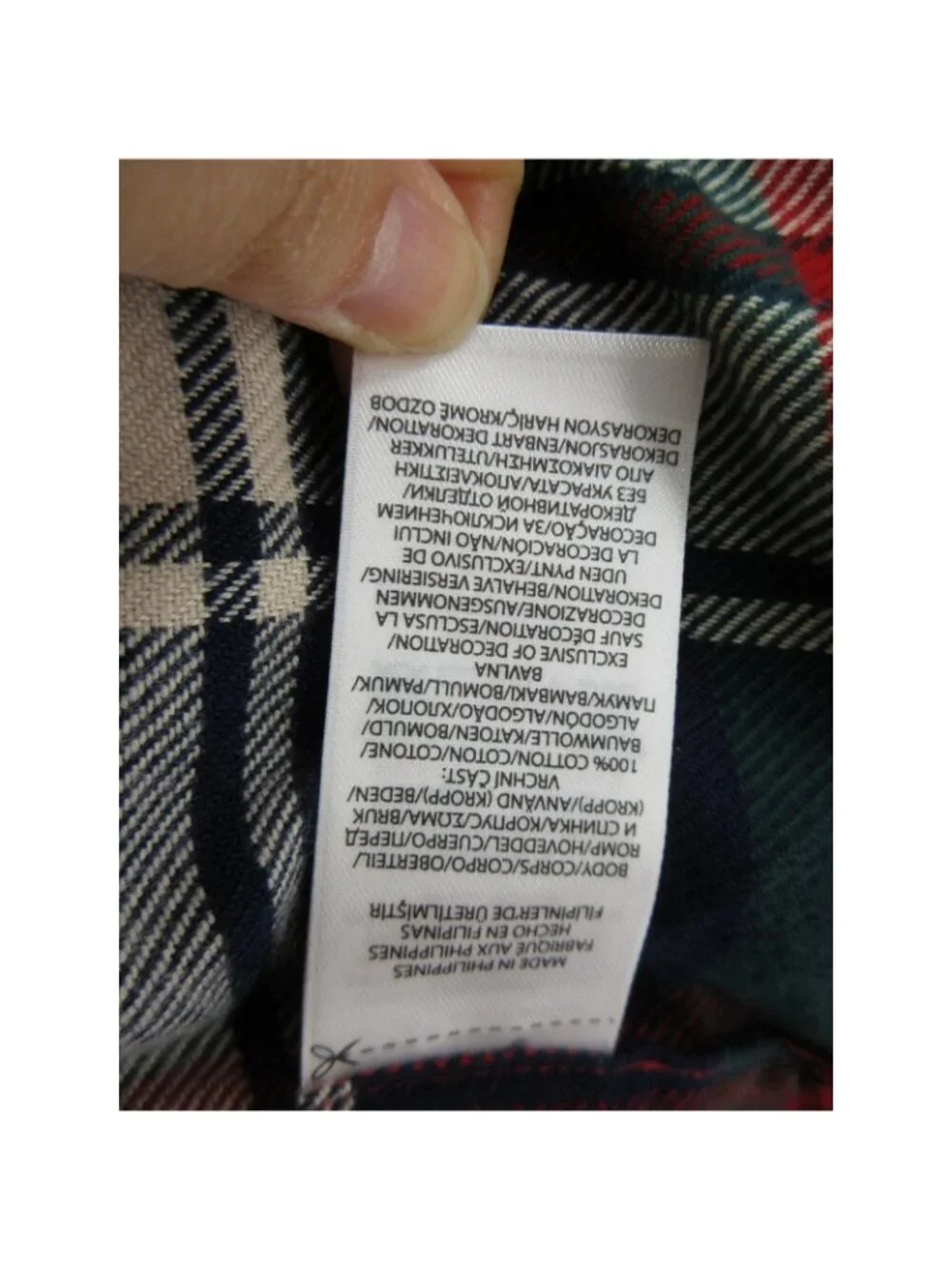 Polo Ralph Lauren Shirt XXL Flannel Loop Collar Plaid Classic Heritage